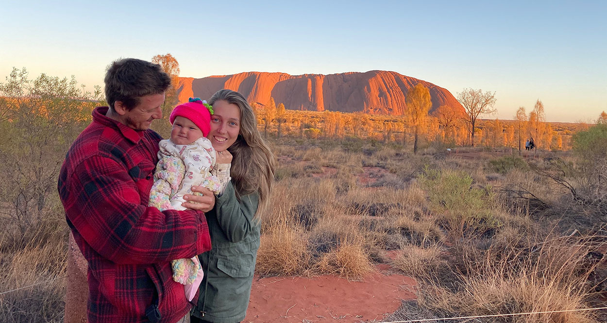 Matilda at uluru